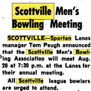 Spartan Lanes - Aug 1969 Article